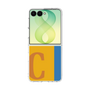 クリアケース［ オリジナル - initial color line - C orange ］