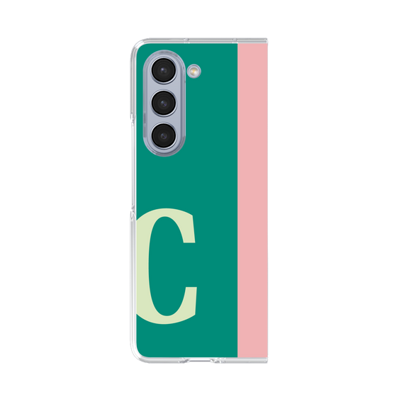 クリアケース［ オリジナル - initial color line - C green ］