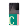 クリアケース［ オリジナル - initial color line - C green ］