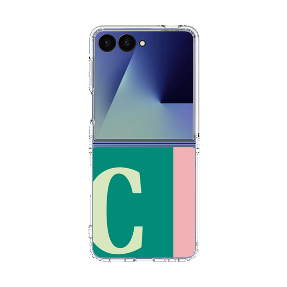 クリアケース［ オリジナル - initial color line - C green ］