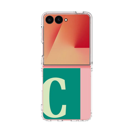 クリアケース［ オリジナル - initial color line - C green ］