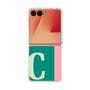 クリアケース［ オリジナル - initial color line - C green ］