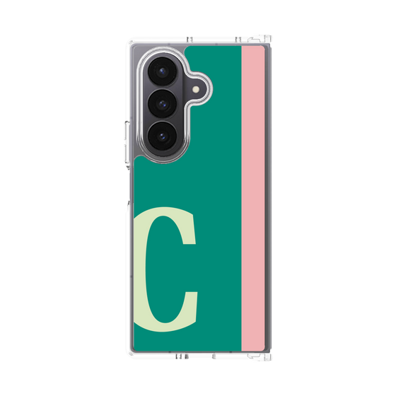 クリアケース［ オリジナル - initial color line - C green ］