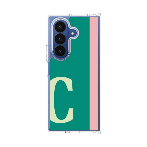 クリアケース［ オリジナル - initial color line - C green ］