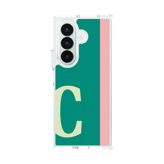クリアケース［ オリジナル - initial color line - C green ］