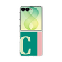 クリアケース［ オリジナル - initial color line - C green ］
