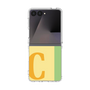 クリアケース［ オリジナル - initial color line - C yellow ］