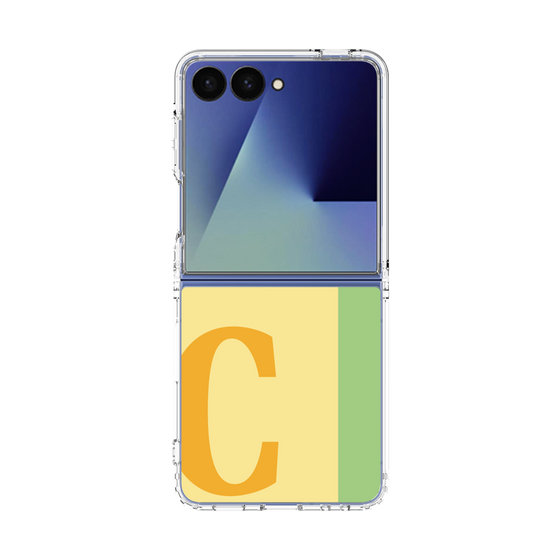 クリアケース［ オリジナル - initial color line - C yellow ］