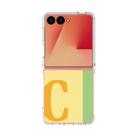 クリアケース［ オリジナル - initial color line - C yellow ］