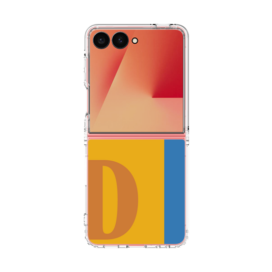 クリアケース［ オリジナル - initial color line - D orange ］