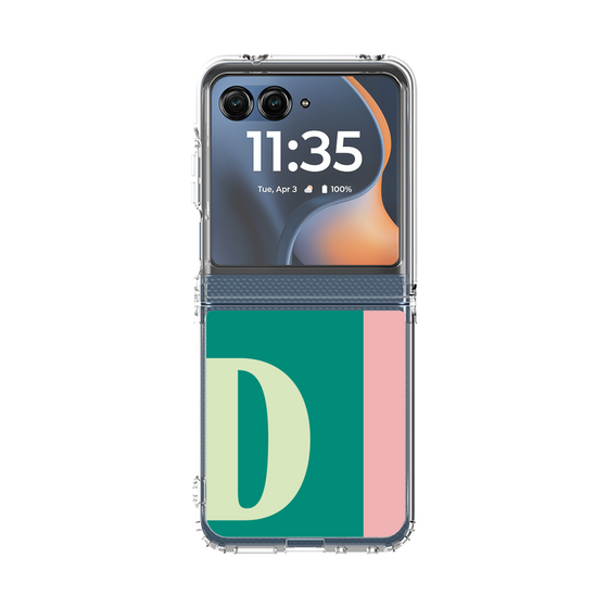 クリアケース［ オリジナル - initial color line - D green ］