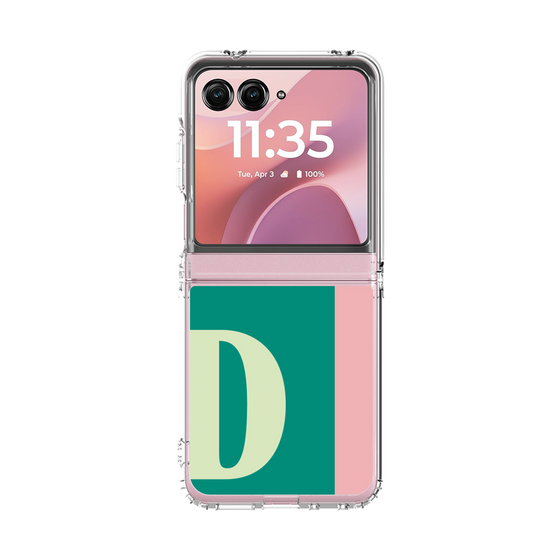 クリアケース［ オリジナル - initial color line - D green ］