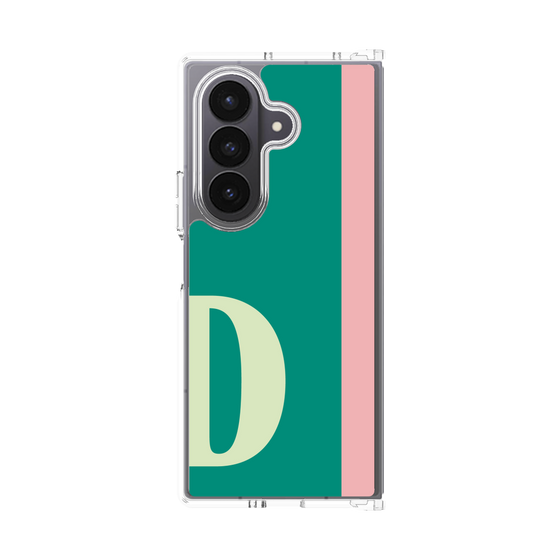 クリアケース［ オリジナル - initial color line - D green ］