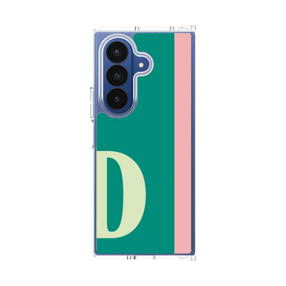 クリアケース［ オリジナル - initial color line - D green ］
