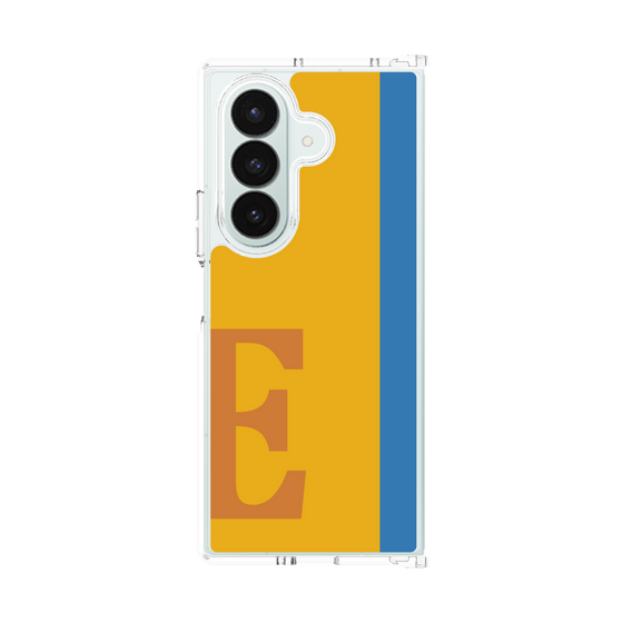 クリアケース［ オリジナル - initial color line - E orange ］