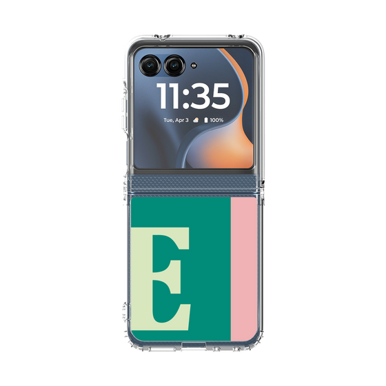 クリアケース［ オリジナル - initial color line - E green ］