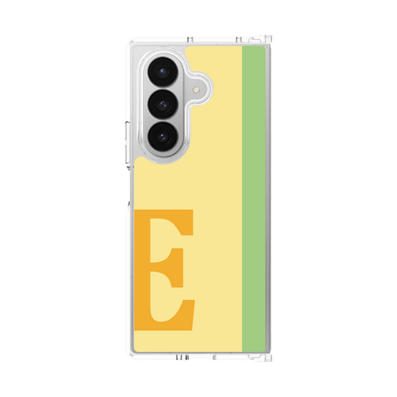 クリアケース［ オリジナル - initial color line - E yellow ］