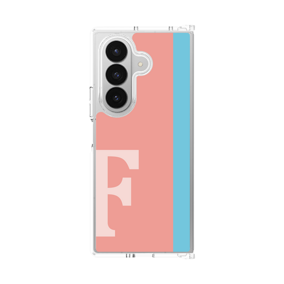 クリアケース［ オリジナル - initial color line - F pink ］