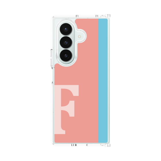 クリアケース［ オリジナル - initial color line - F pink ］
