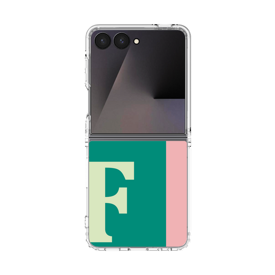 クリアケース［ オリジナル - initial color line - F green ］