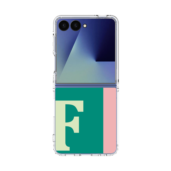 クリアケース［ オリジナル - initial color line - F green ］