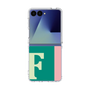 クリアケース［ オリジナル - initial color line - F green ］