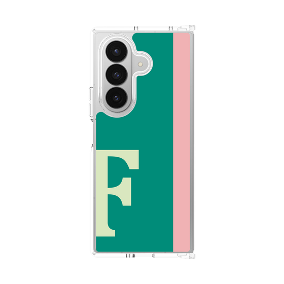 クリアケース［ オリジナル - initial color line - F green ］