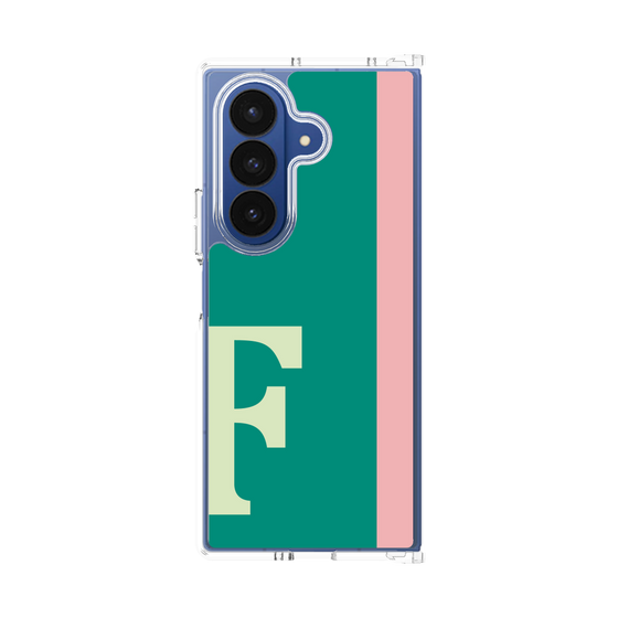 クリアケース［ オリジナル - initial color line - F green ］
