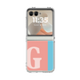 クリアケース［ オリジナル - initial color line - G pink ］