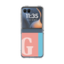 クリアケース［ オリジナル - initial color line - G pink ］