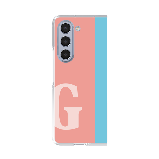 クリアケース［ オリジナル - initial color line - G pink ］