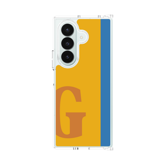クリアケース［ オリジナル - initial color line - G orange ］