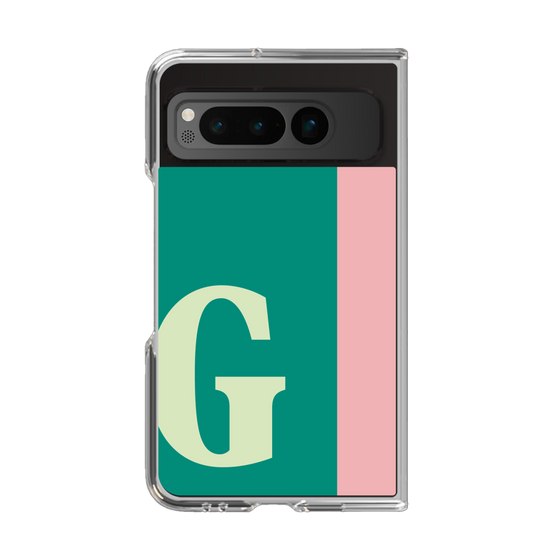 クリアケース［ オリジナル - initial color line - G green ］