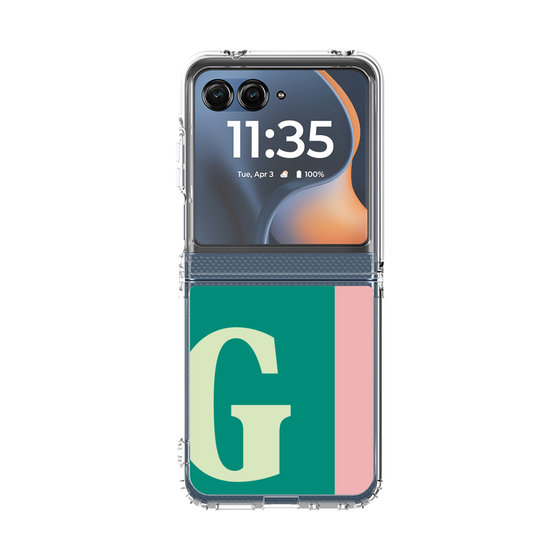 クリアケース［ オリジナル - initial color line - G green ］