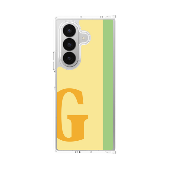 クリアケース［ オリジナル - initial color line - G yellow ］