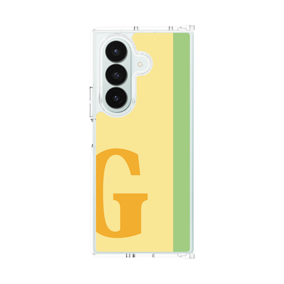 クリアケース［ オリジナル - initial color line - G yellow ］