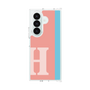 クリアケース［ オリジナル - initial color line - H pink ］