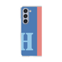 クリアケース［ オリジナル - initial color line - H blue ］