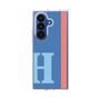 クリアケース［ オリジナル - initial color line - H blue ］