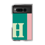 クリアケース［ オリジナル - initial color line - H green ］