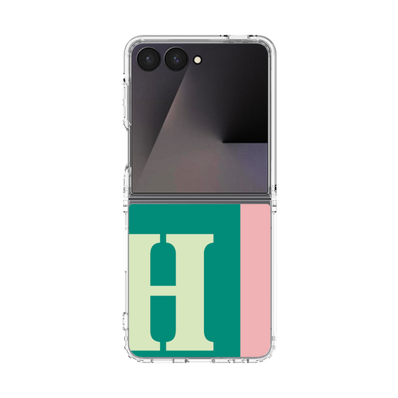 クリアケース［ オリジナル - initial color line - H green ］