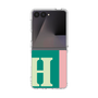 クリアケース［ オリジナル - initial color line - H green ］