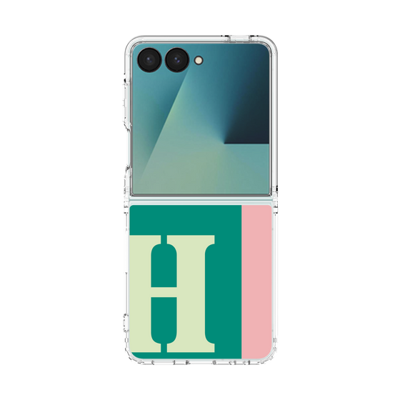 クリアケース［ オリジナル - initial color line - H green ］
