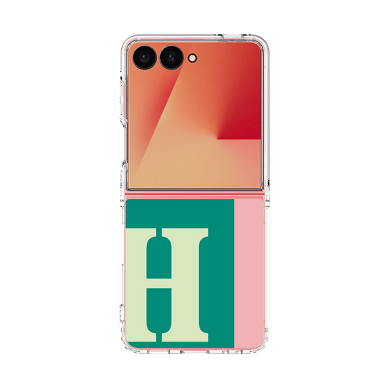 クリアケース［ オリジナル - initial color line - H green ］