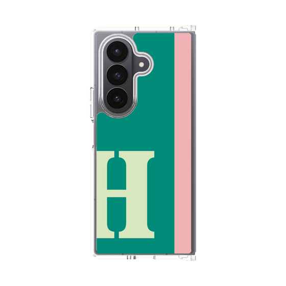 クリアケース［ オリジナル - initial color line - H green ］