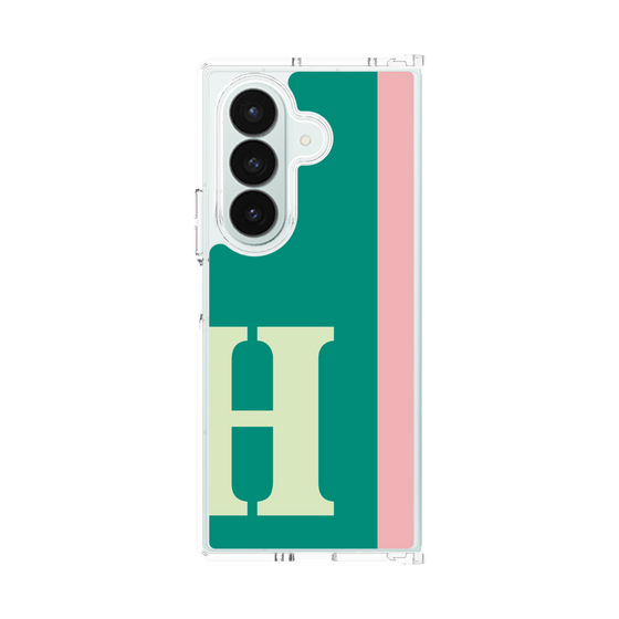 クリアケース［ オリジナル - initial color line - H green ］