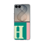 クリアケース［ オリジナル - initial color line - H green ］