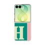 クリアケース［ オリジナル - initial color line - H green ］
