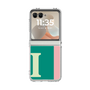 クリアケース［ オリジナル - initial color line - I green ］