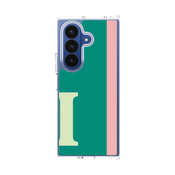 クリアケース［ オリジナル - initial color line - I green ］